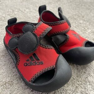 Adidas Kids Disney Altaventure Mickey Red and Black Sandal